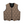 Afield Out Stone Puffer Vest Brown