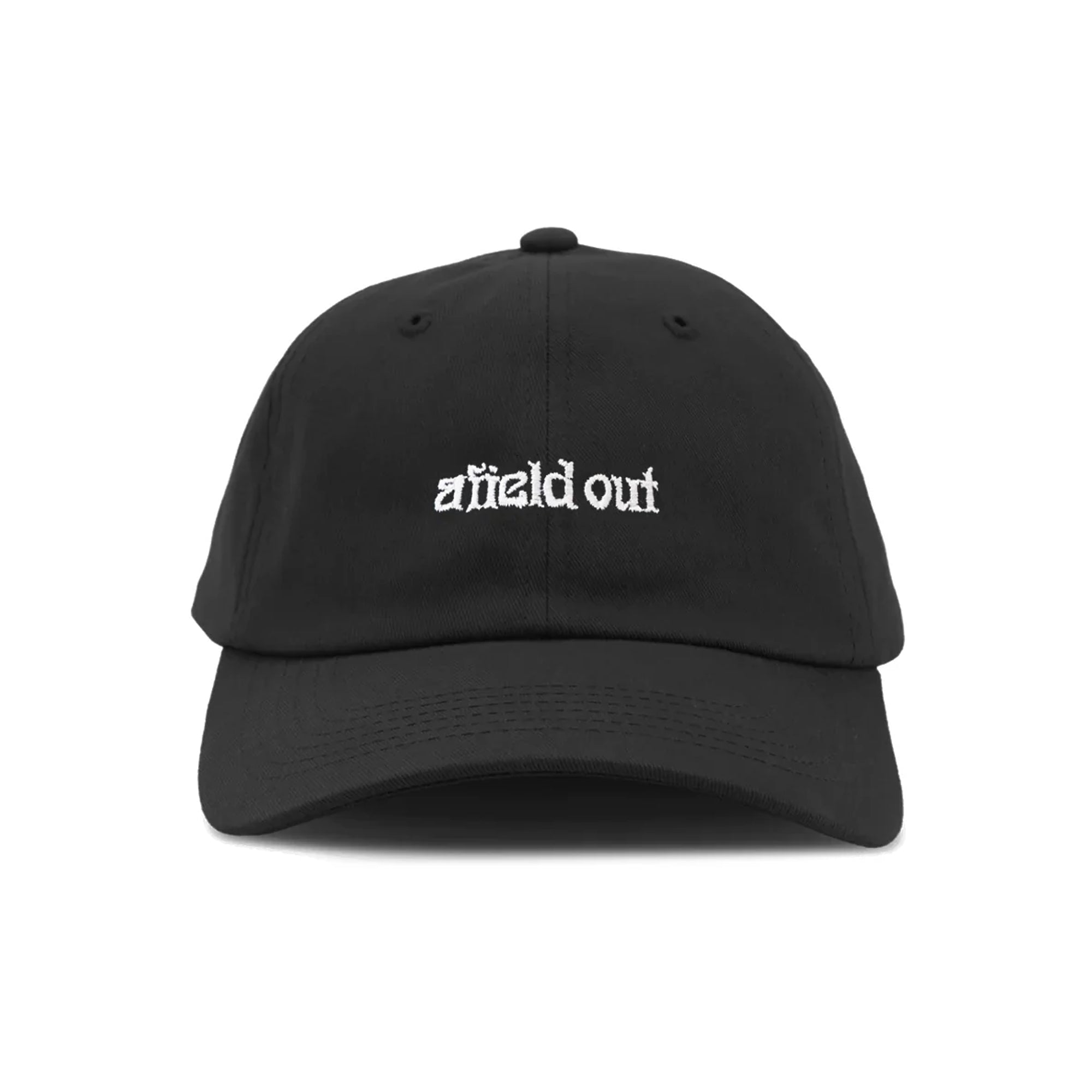 Afield Out | Wordmark Cap | Black | AOSU23-WH One Size