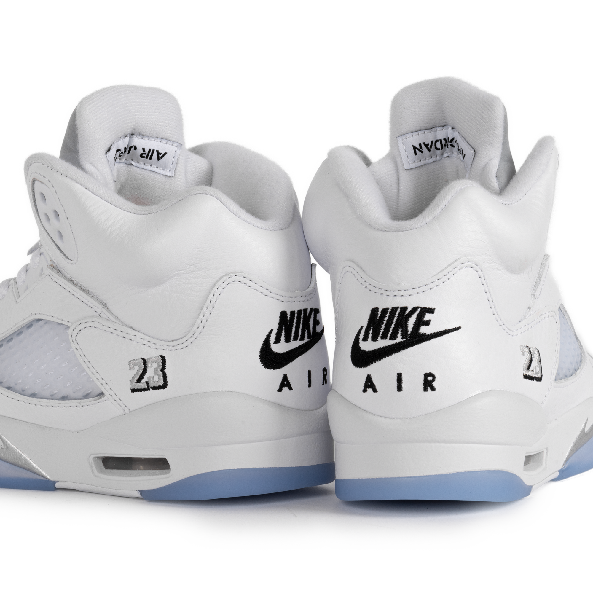 Nike Air Jordan 5 Retro "White Metallic" (GS) White/Black/Metallic Silver HQ7980-103