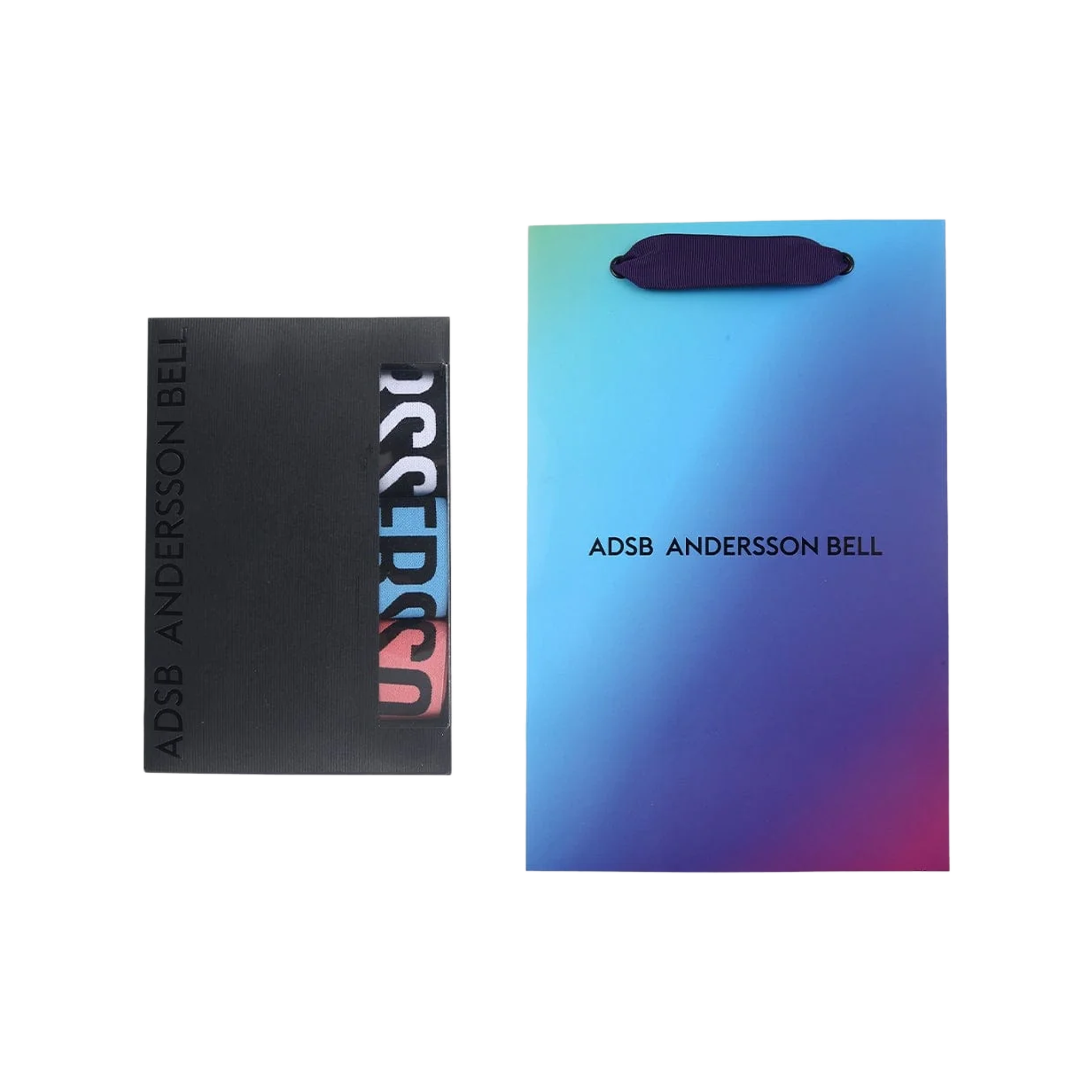 Andersson Bell Boxer Briefs 3-Pack Black/Sky Blue/Tea Rose