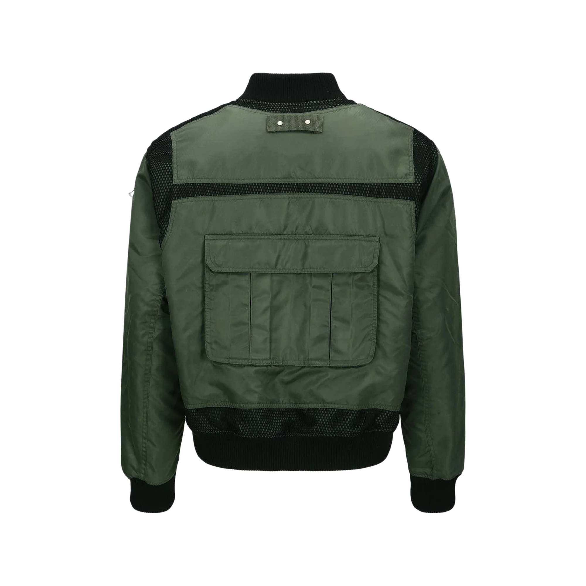 Andersson Bell Flight Layered Washed Bomber Jacket Khaki