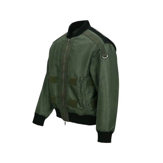 Andersson Bell Flight Layered Washed Bomber Jacket Khaki