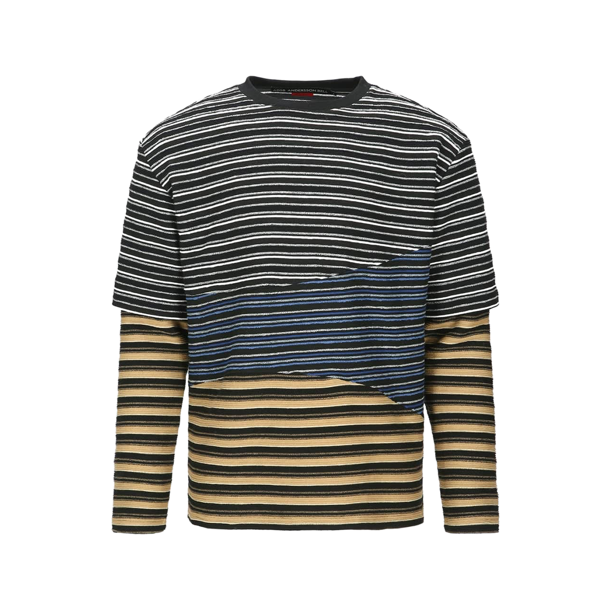 Andersson Bell Stripe Layered Sweatshirts Multi