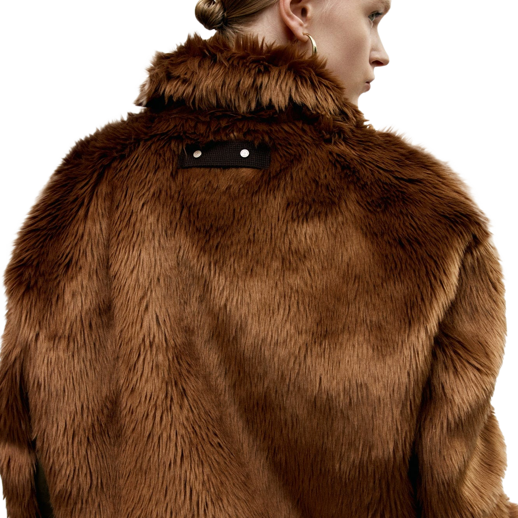 Andersson Bell Unisex Flight Fur Bomber Jacket Brown