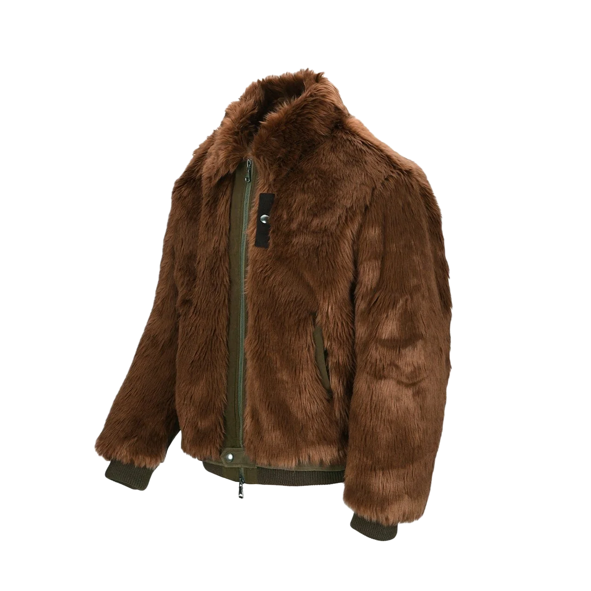 Andersson Bell Unisex Flight Fur Bomber Jacket Brown