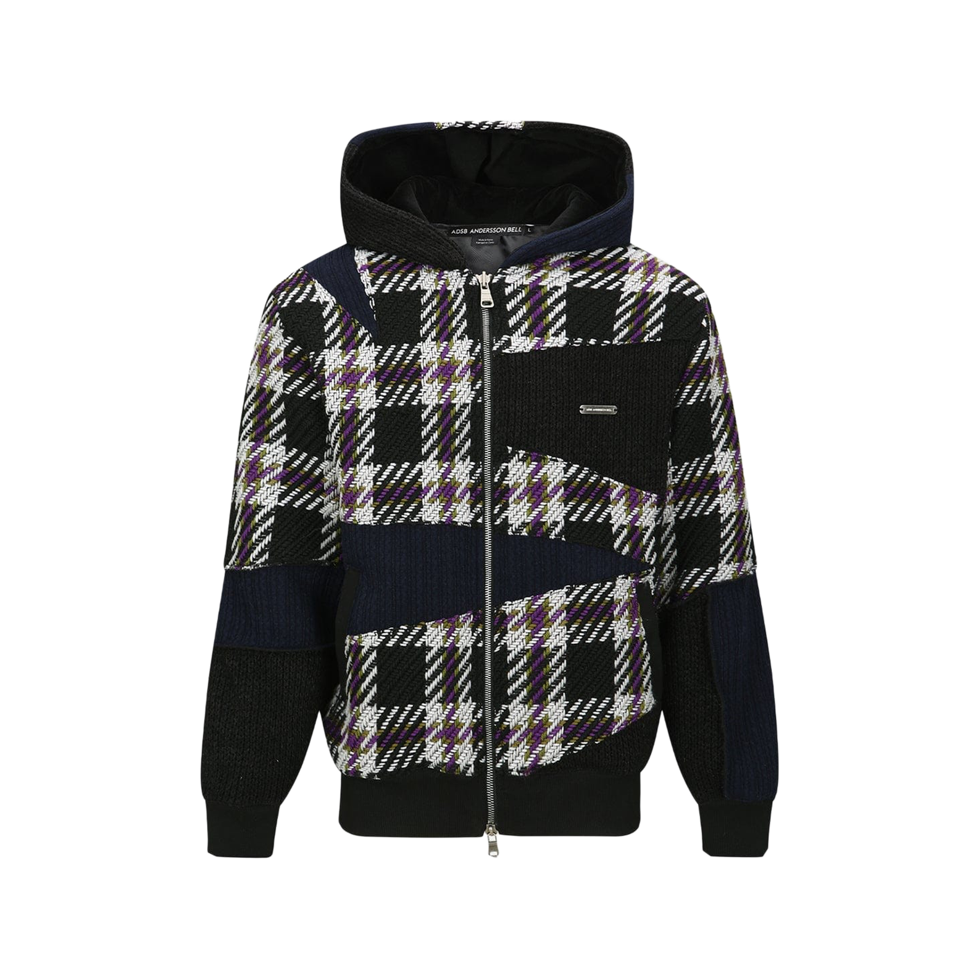 Andersson Bell Unisex Patchwork Hood Zip-Up Multi