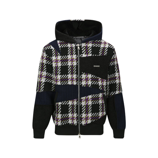 Andersson Bell Unisex Patchwork Hood Zip-Up Multi