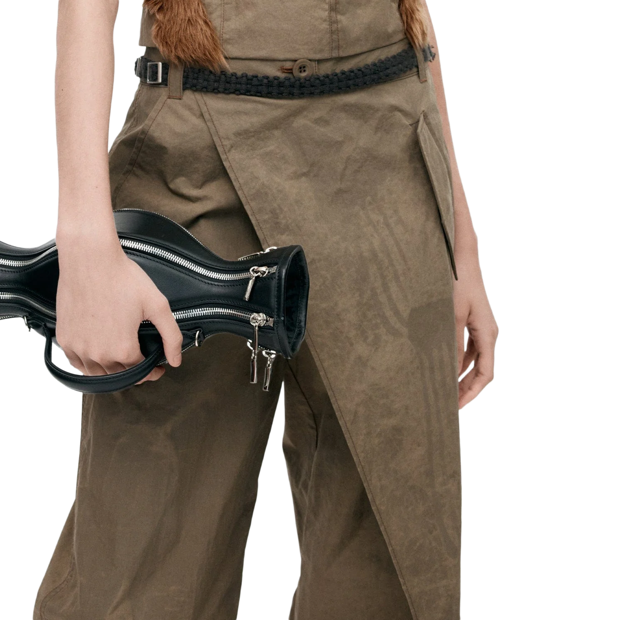 Andersson Bell Women's Cargo Wrap Pants Taupe