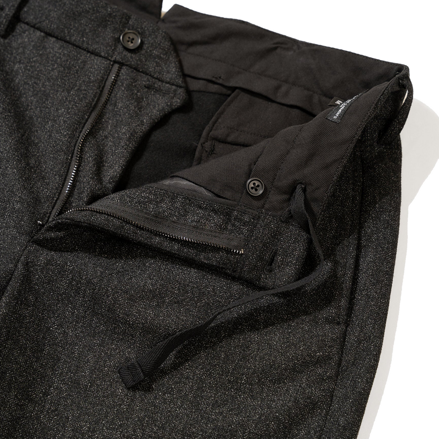 Engineered Garments Andover Pant Charcoal Poly Wool Printed Hb