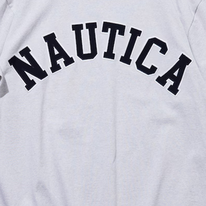 Nautica Japan Arch Logo T-Shirt Ash Grey