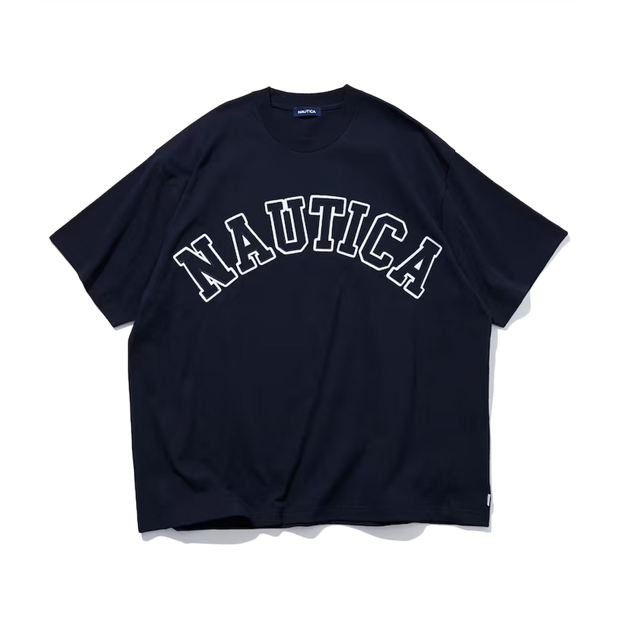 Nautica Japan Arch Logo T-Shirt Navy