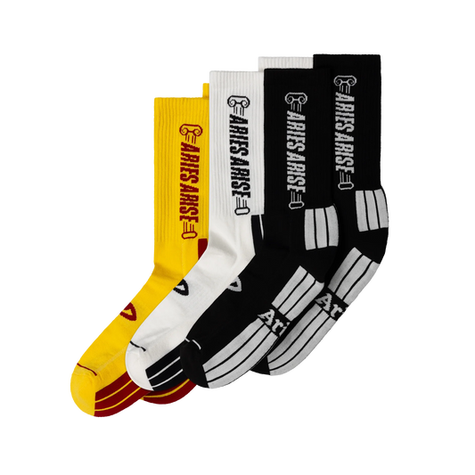 Aries 3 Pack Column Sock Multi