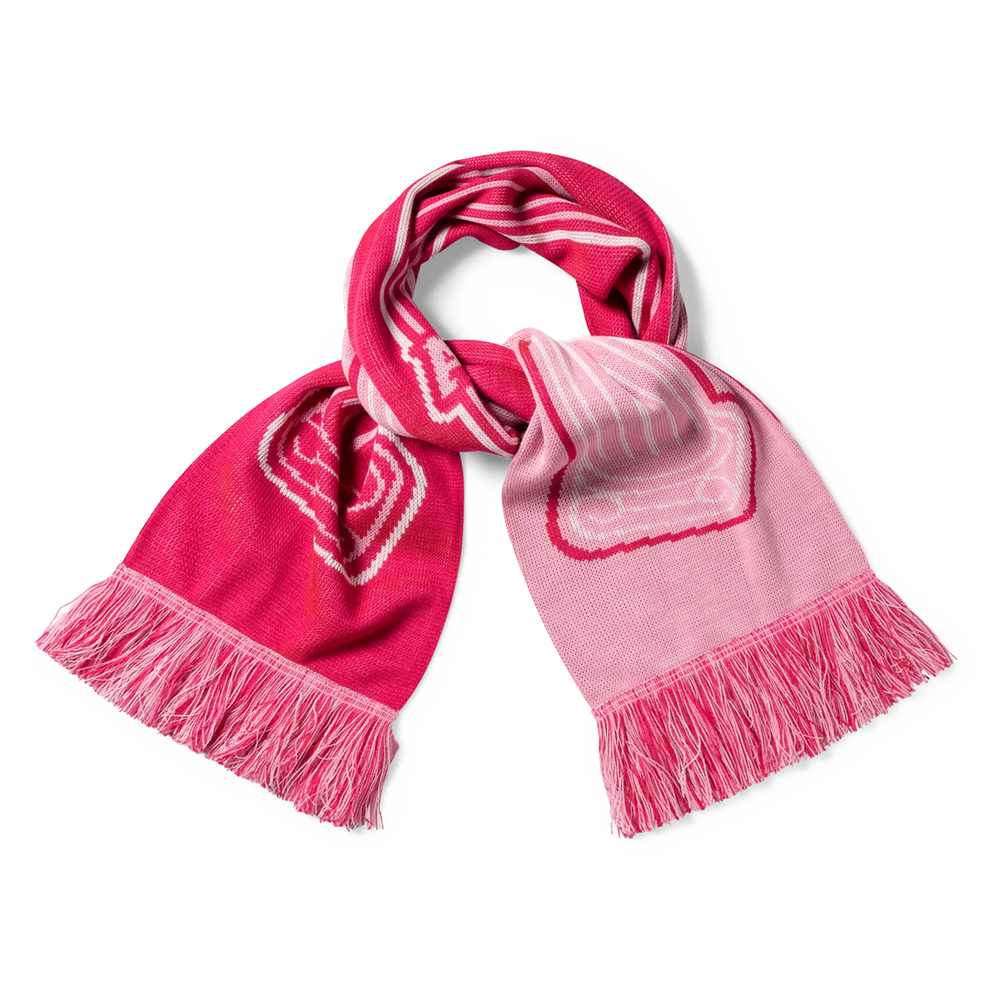 Aries Column Scarf Pink