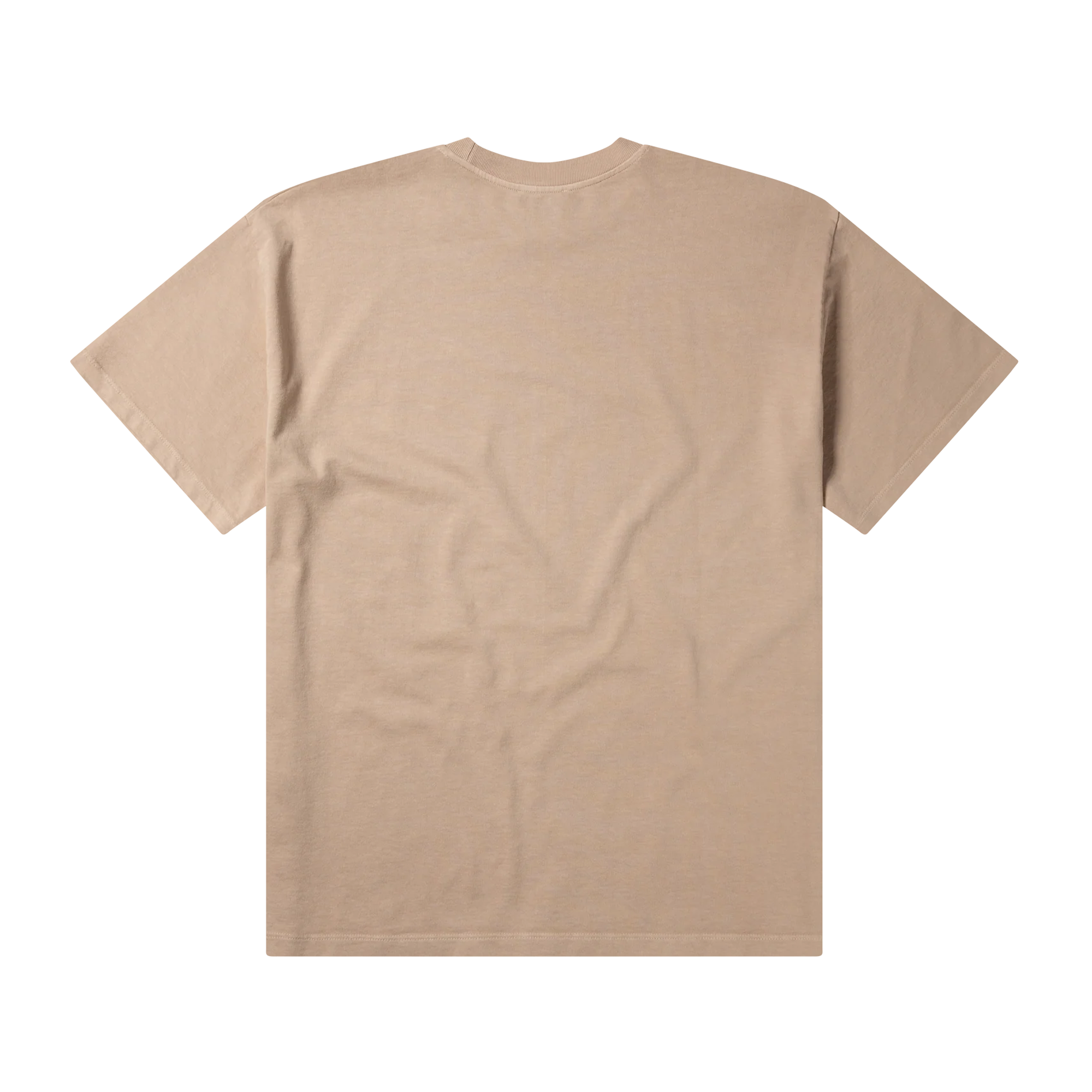 Aries Faded Grunge Short Sleeve T-Shirt Beige