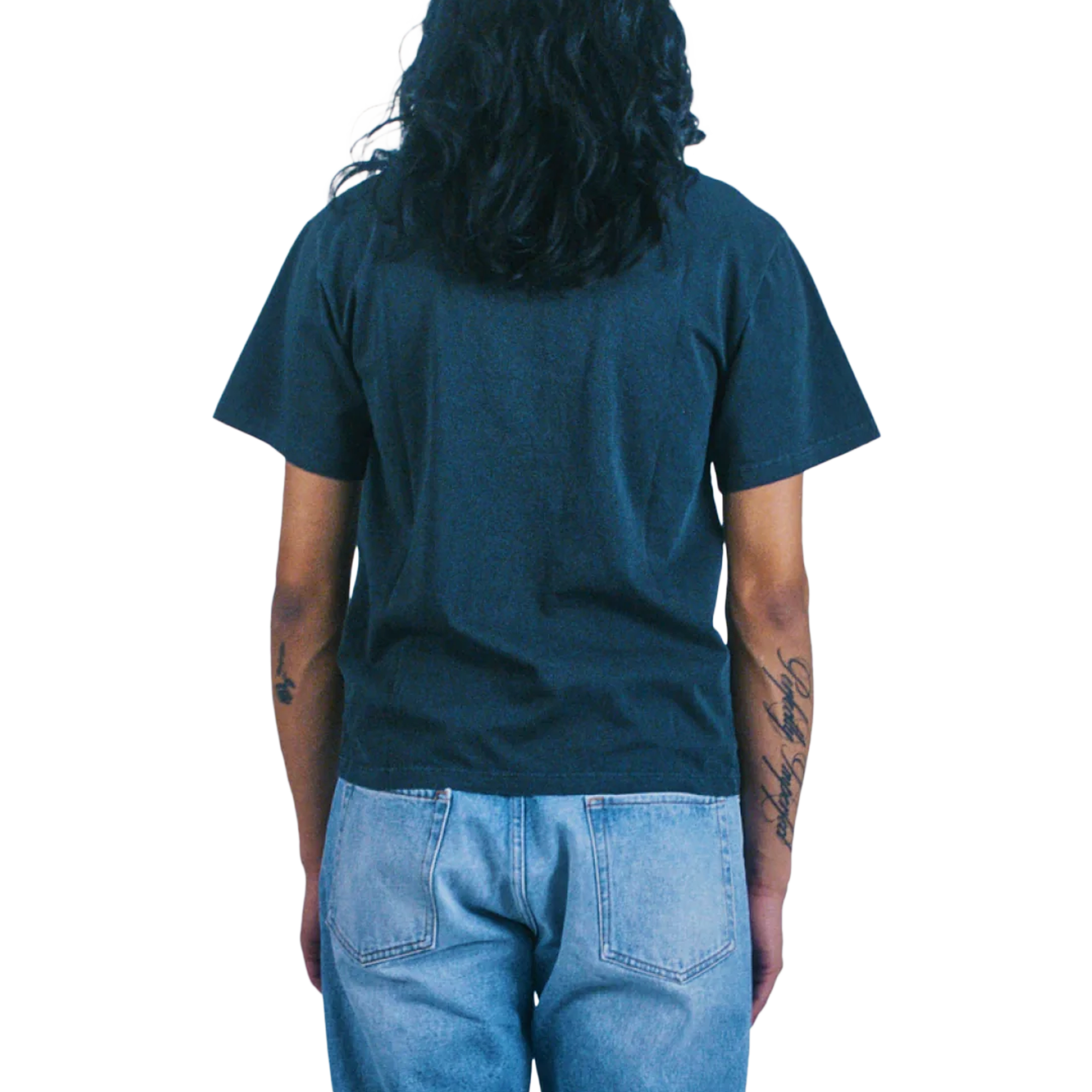 Aries Faded Satan Short Sleeve T-Shirt Black