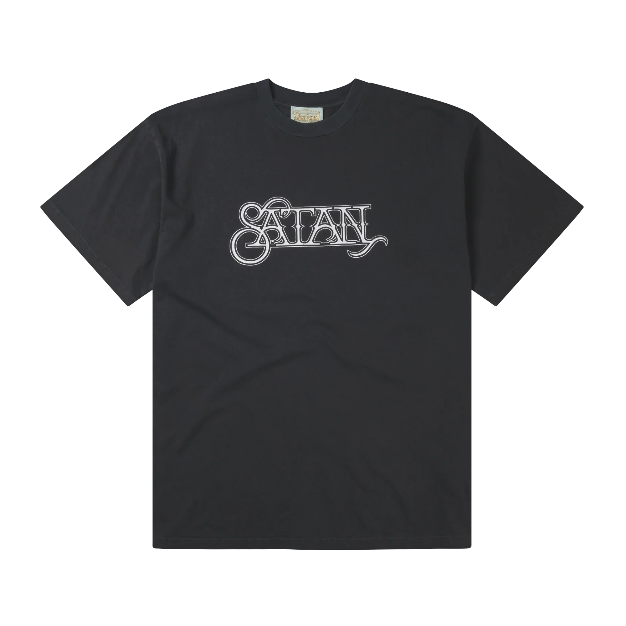 Aries Faded Satan Short Sleeve T-Shirt Black