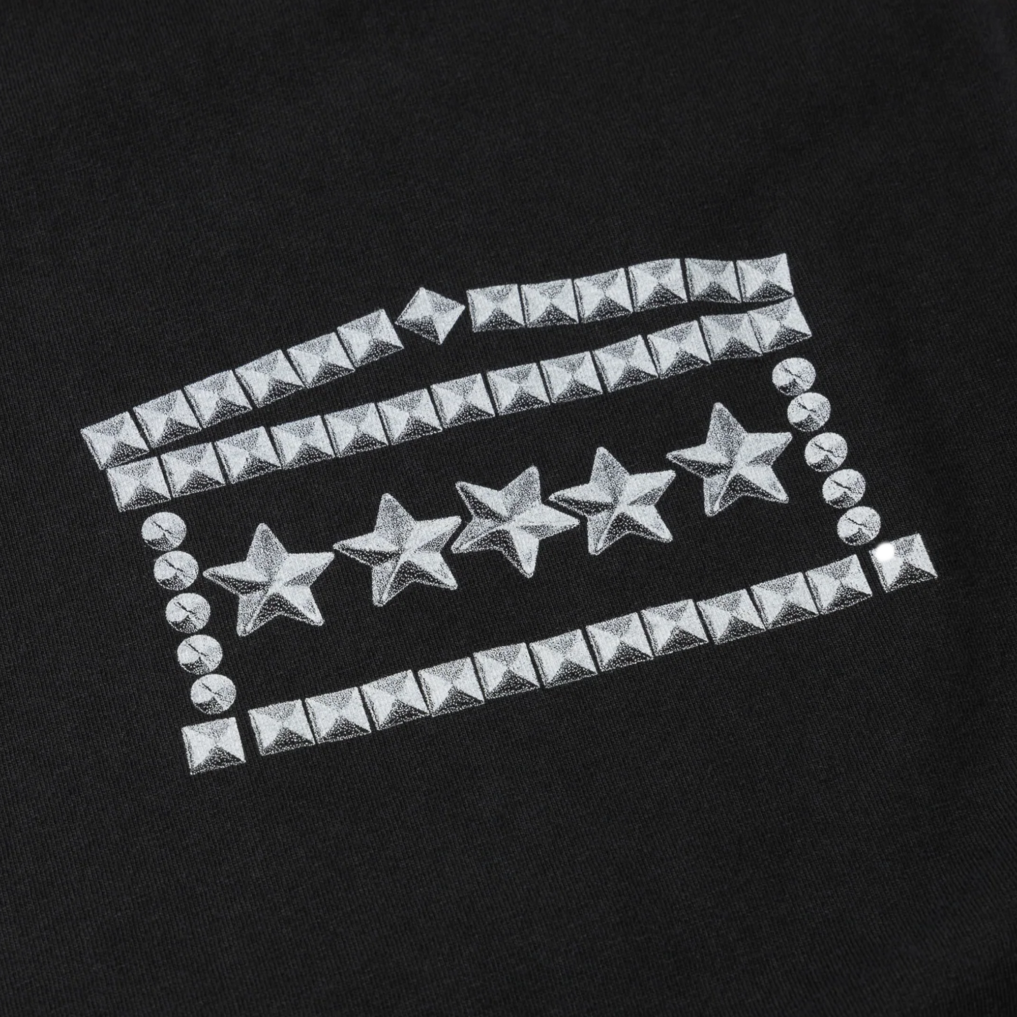 Aries Faded Studmeggedon Short Sleeve T-Shirt Black