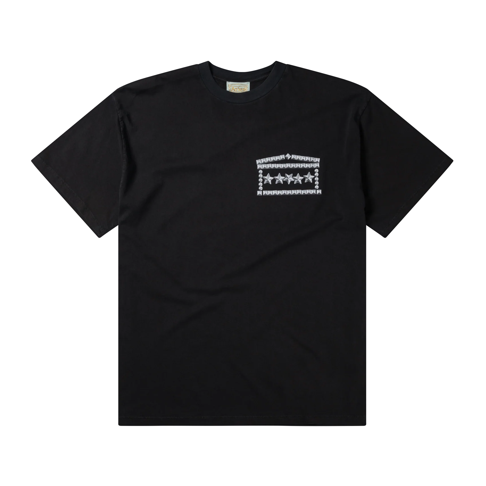 Aries Faded Studmeggedon Short Sleeve T-Shirt Black