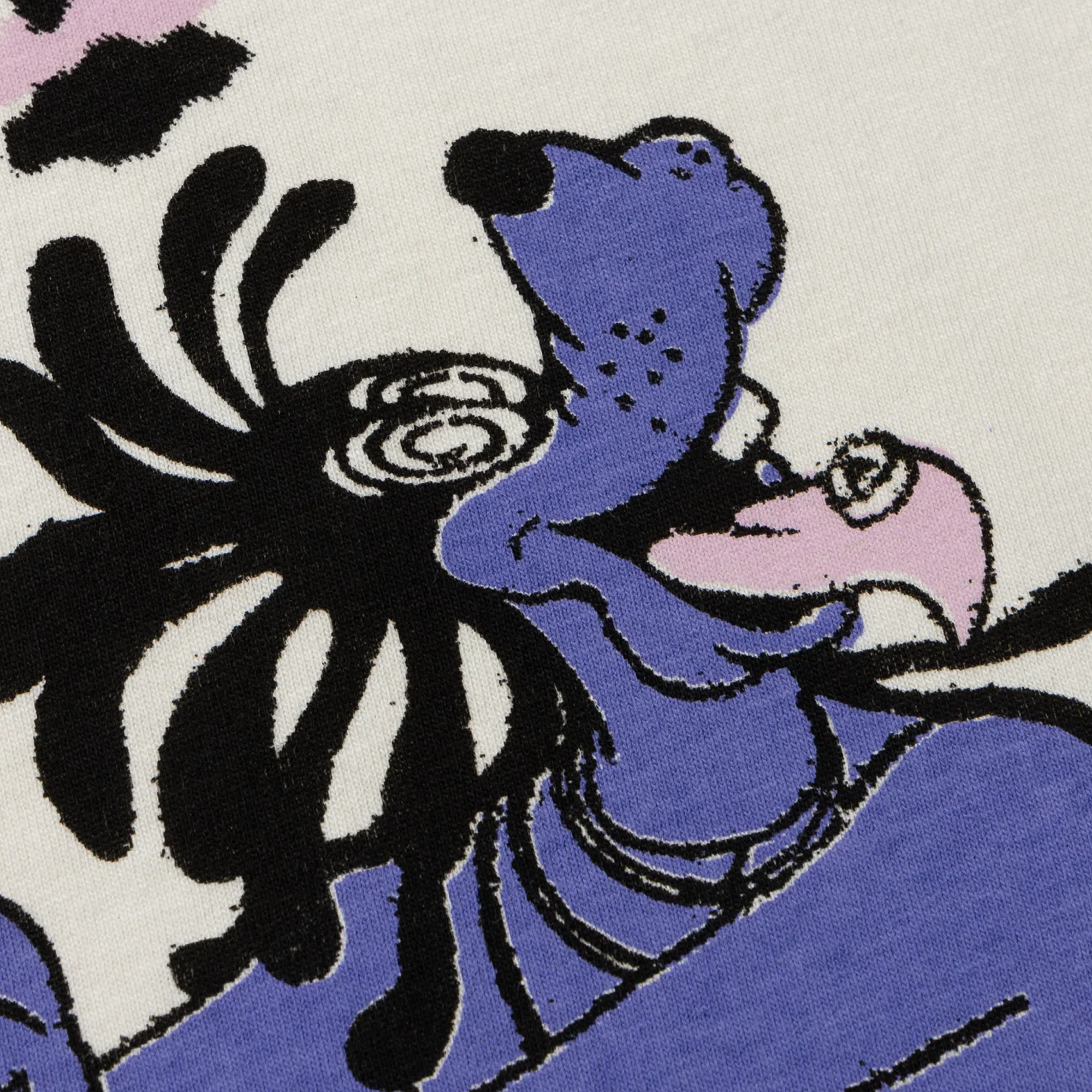 Aries Faded The Destroyer Short Sleeve T-Shirt Off White