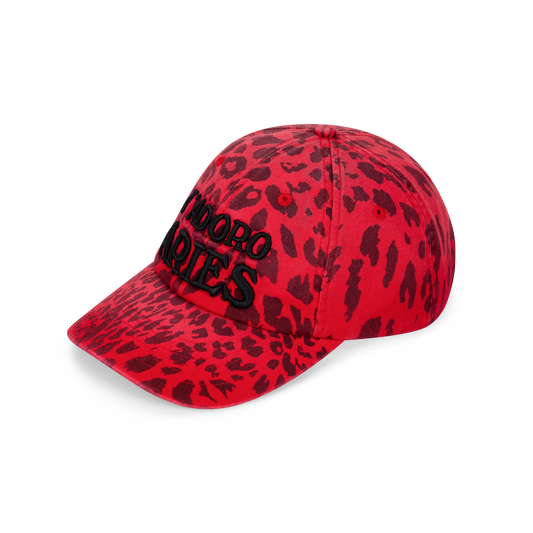 Aries J'Adoro Aries Leopard Cap Red
