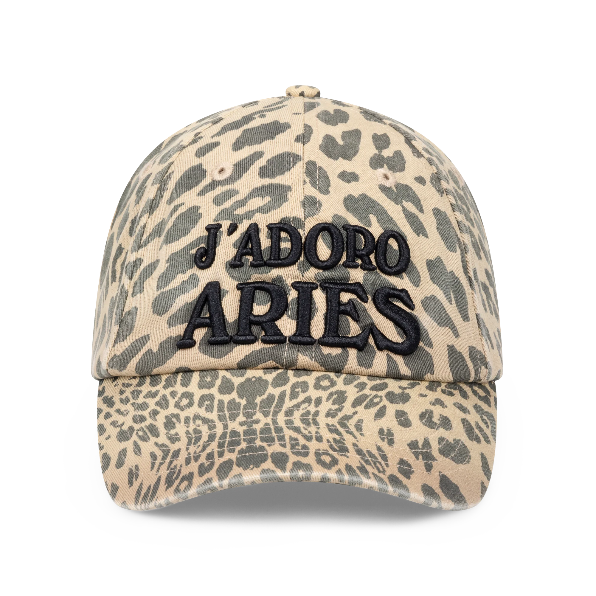 Aries J'Adoro Aries Leopard Cap Beige