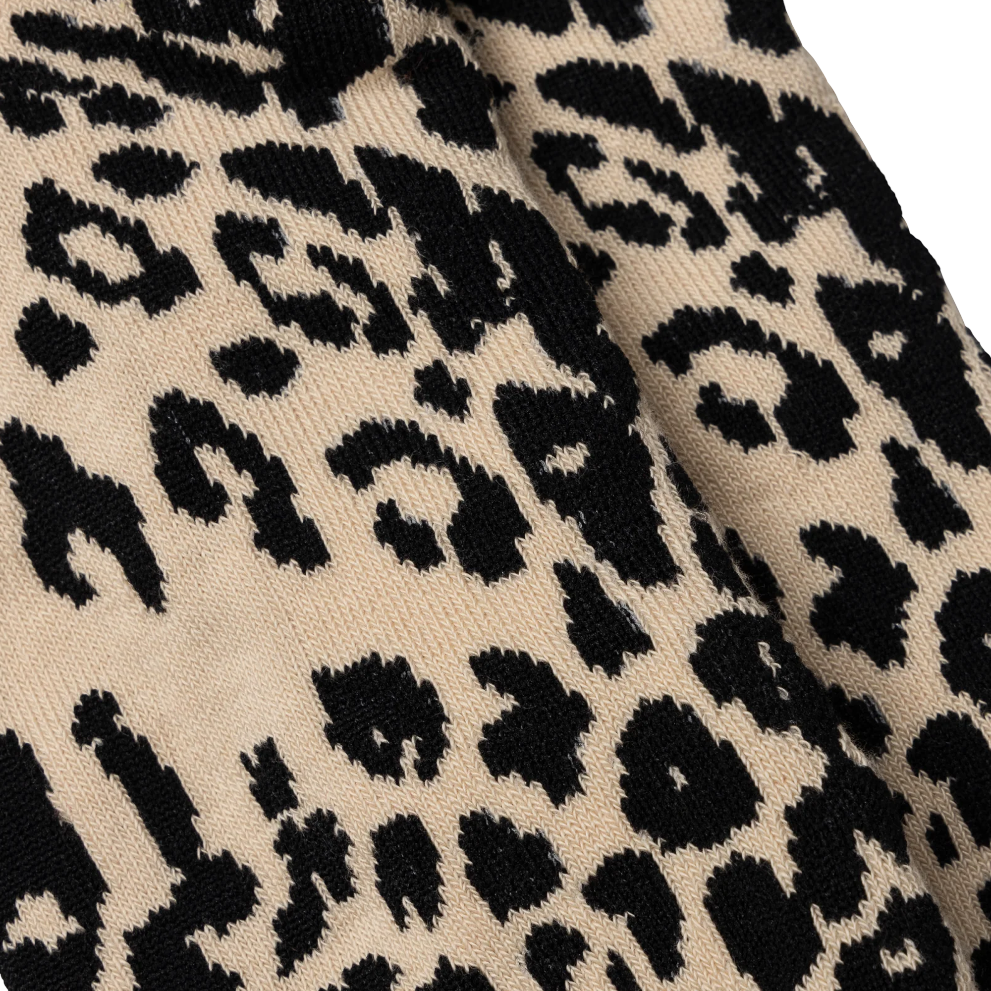 Aries J'Adoro Aries Leopard Sock Beige