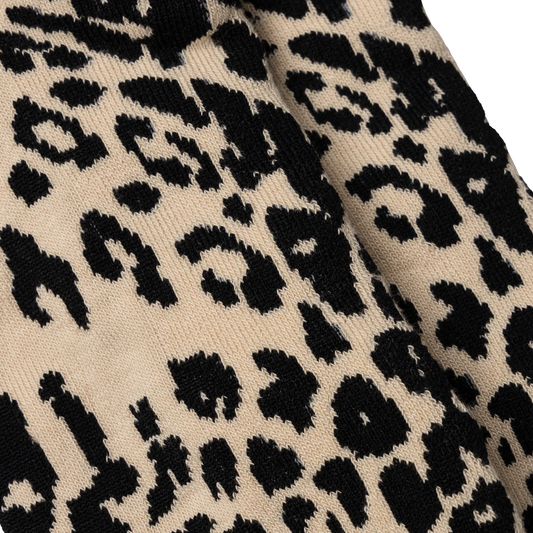 Aries J'Adoro Aries Leopard Sock Beige