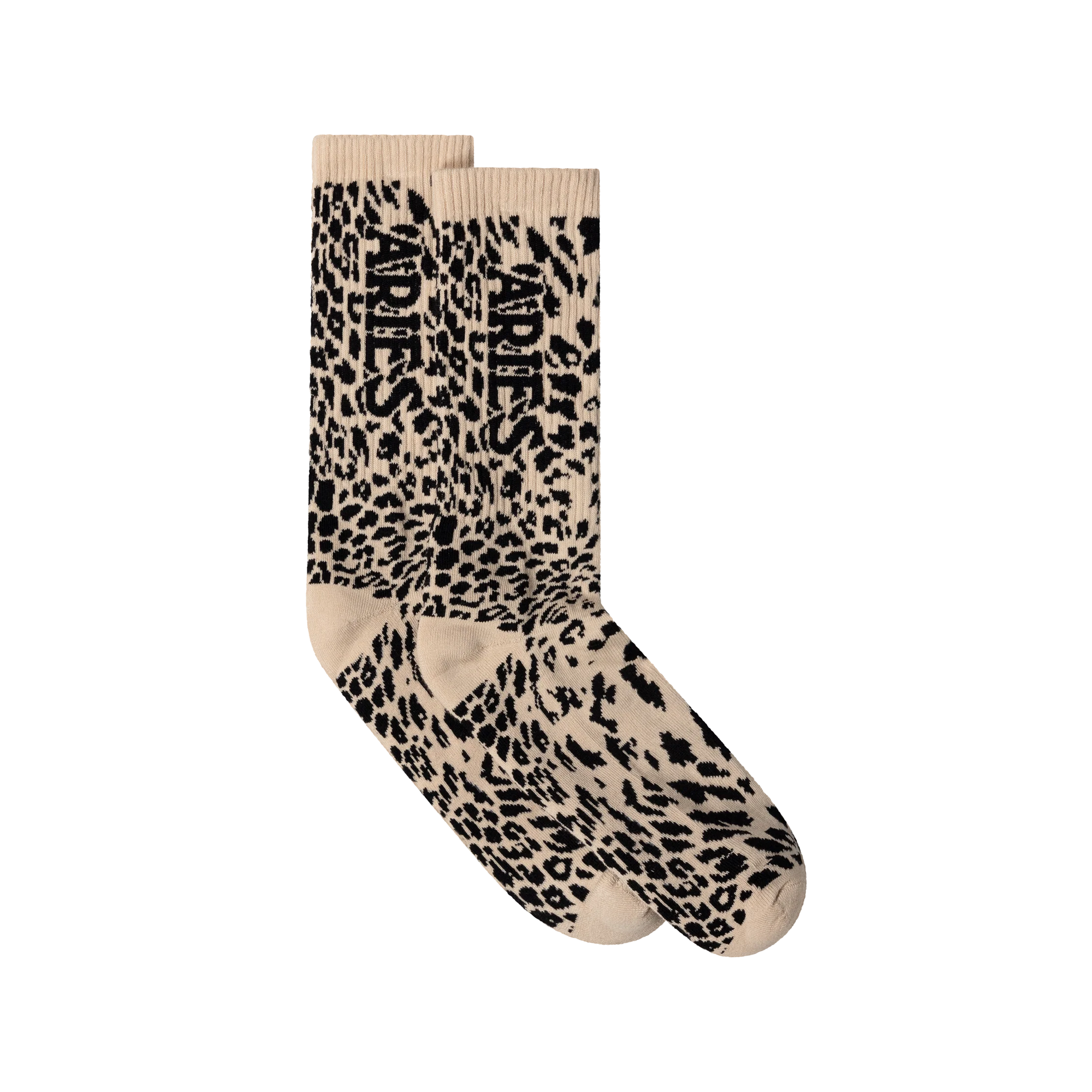 Aries J'Adoro Aries Leopard Sock Beige
