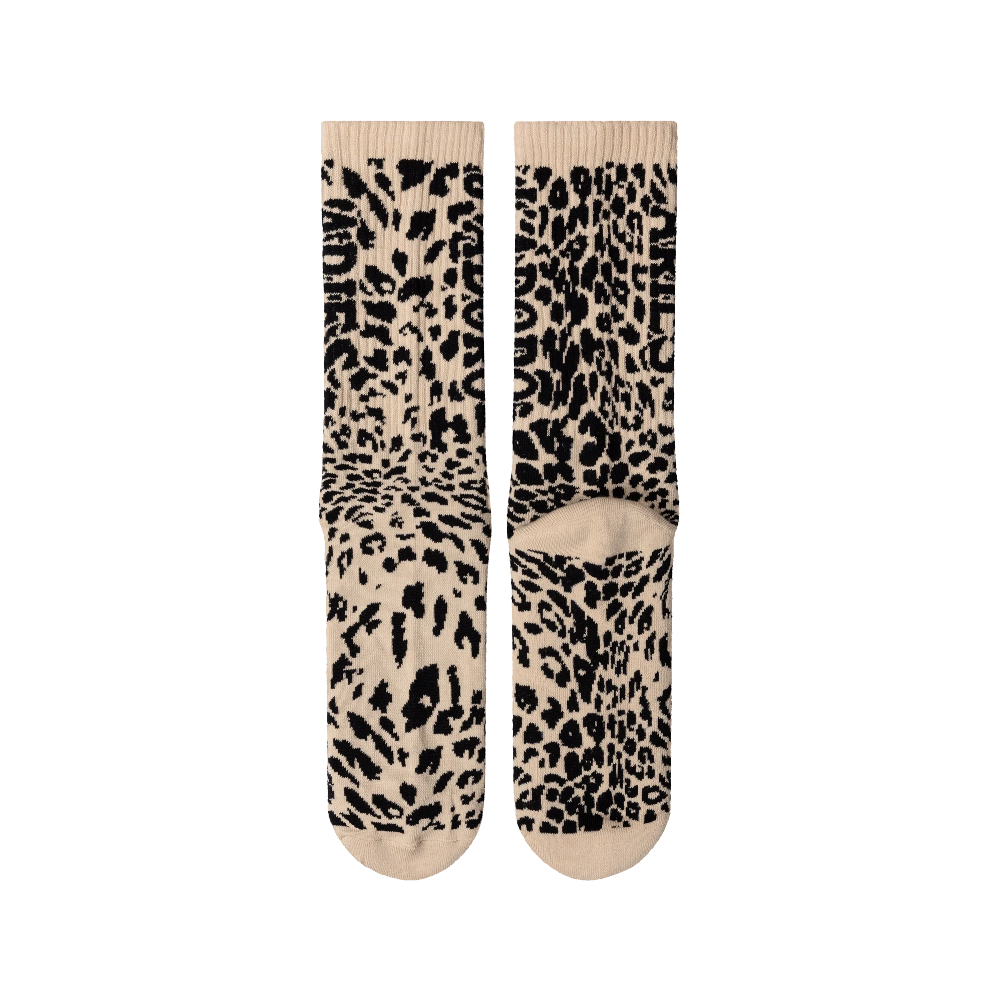 Aries J'Adoro Aries Leopard Sock Beige