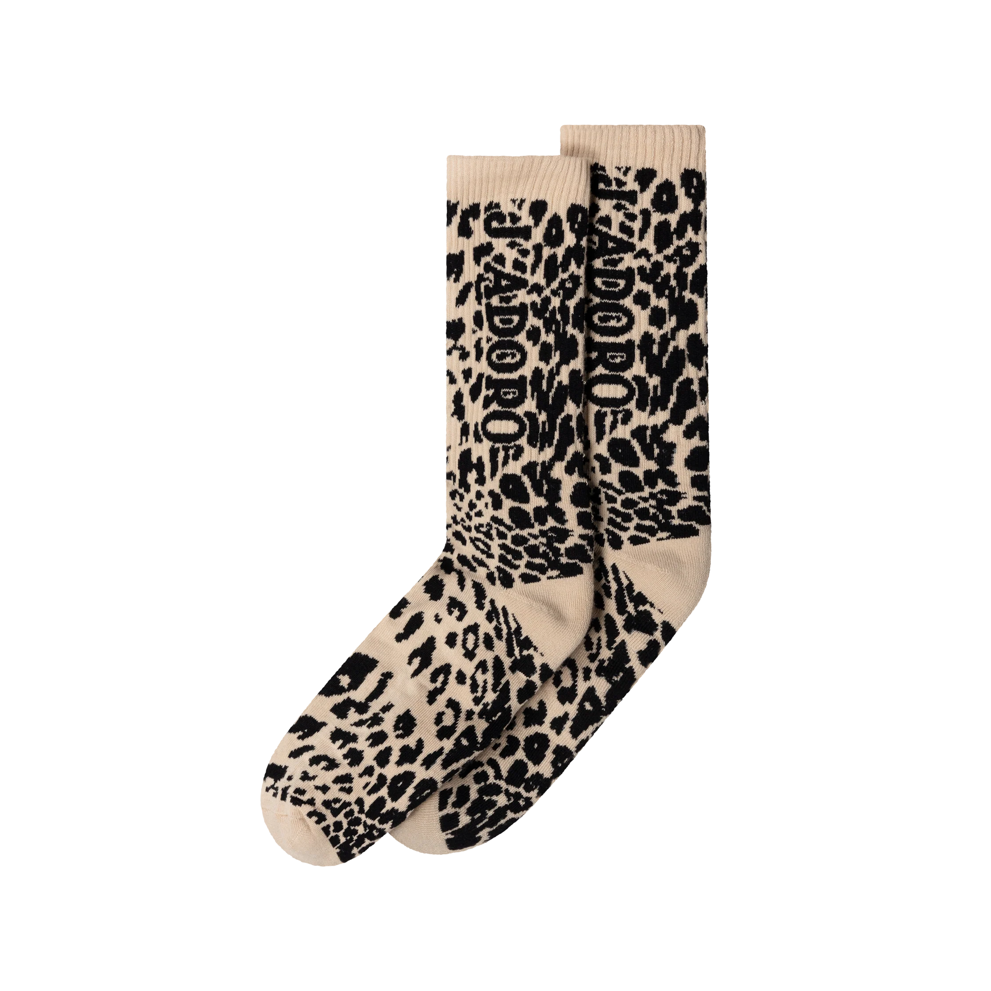Aries J'Adoro Aries Leopard Sock Beige
