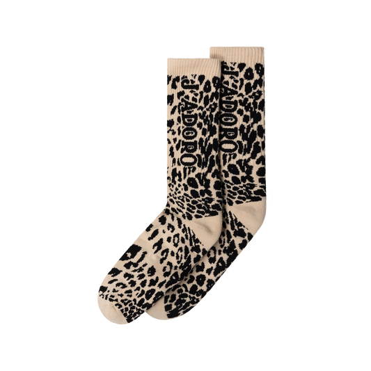 Aries J'Adoro Aries Leopard Sock Beige
