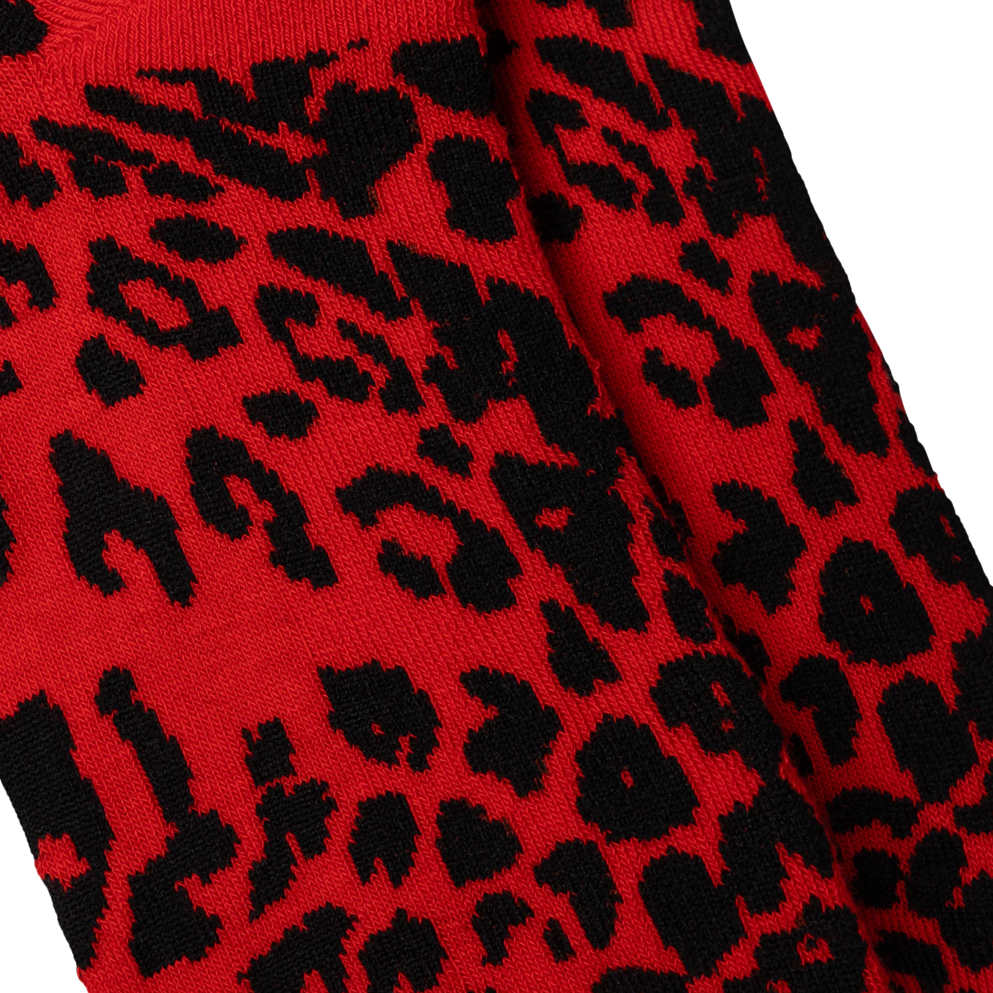 Aries J'Adoro Aries Leopard Sock Red