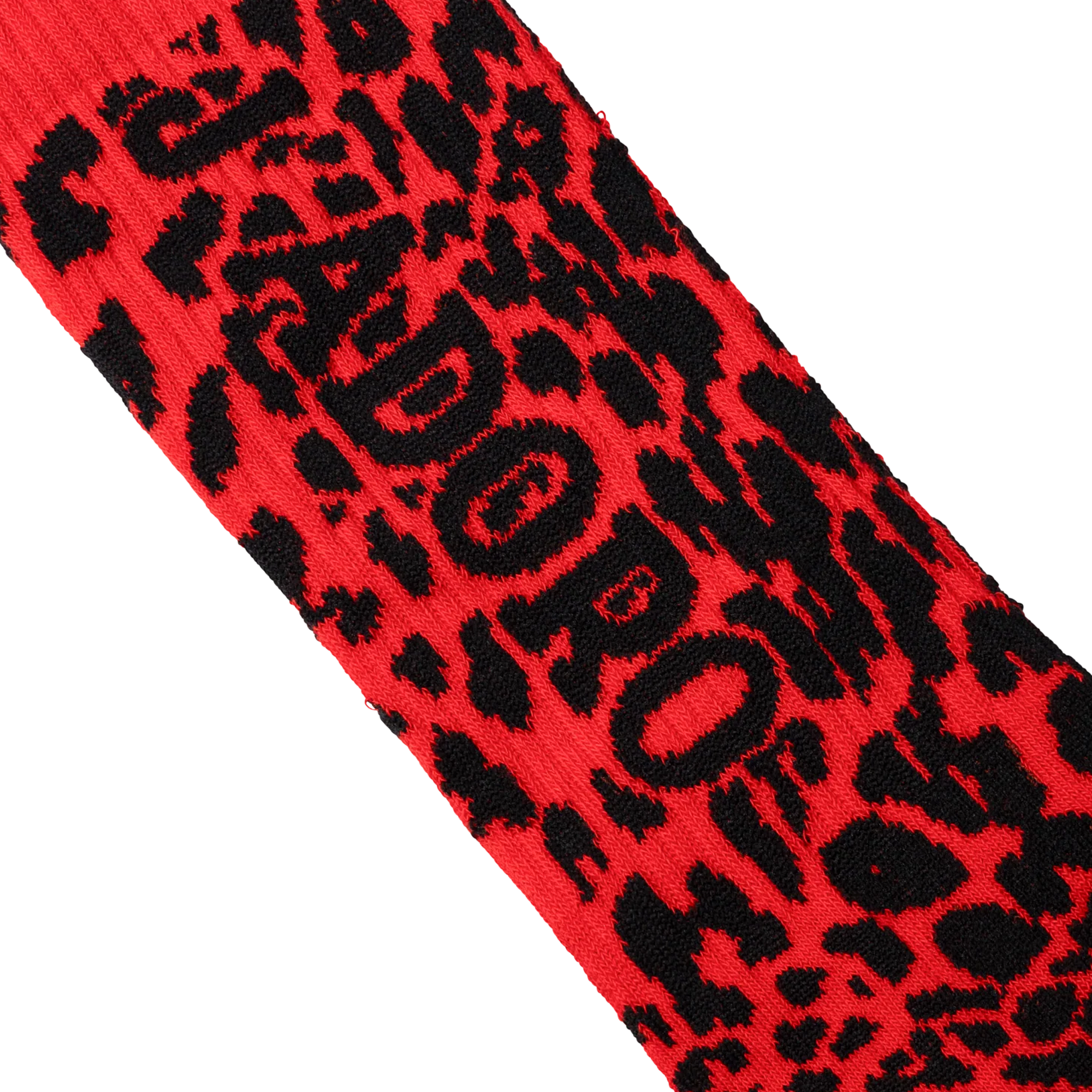 Aries J'Adoro Aries Leopard Sock Red