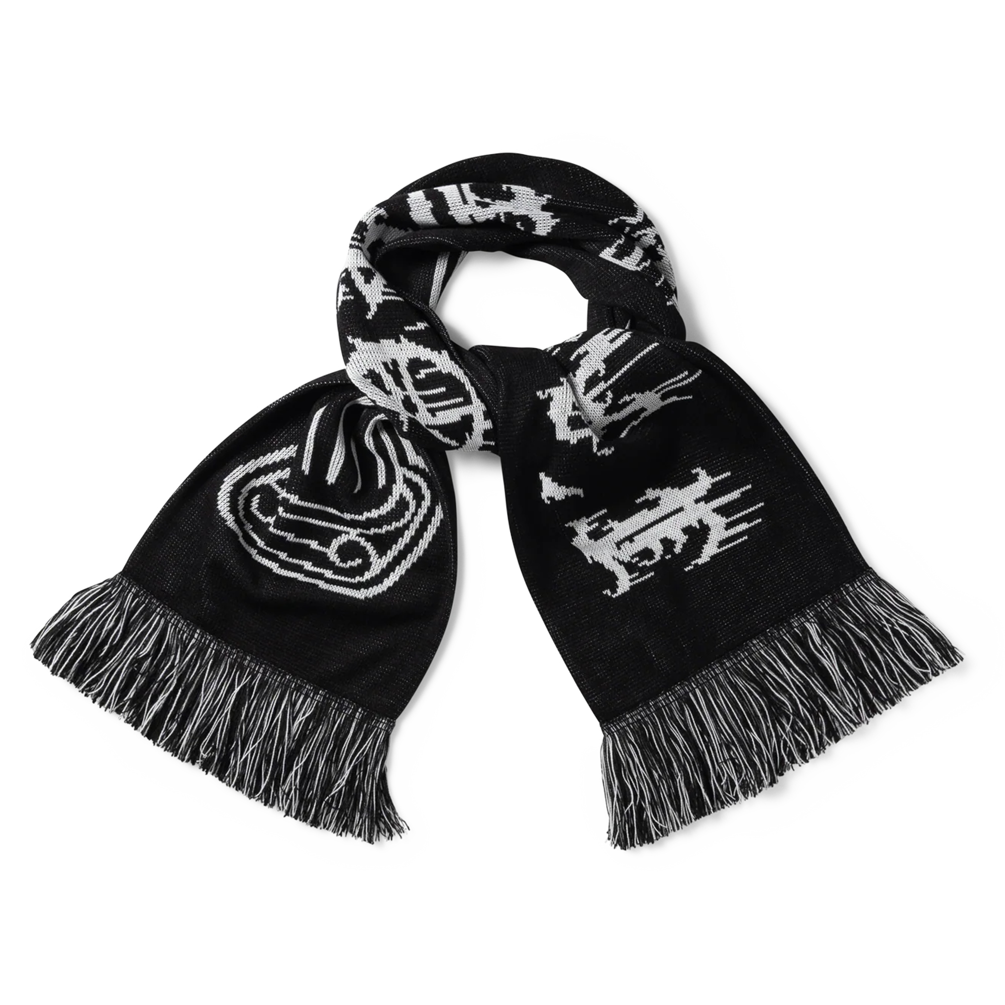 Aries J'Adoro Column Scarf Black
