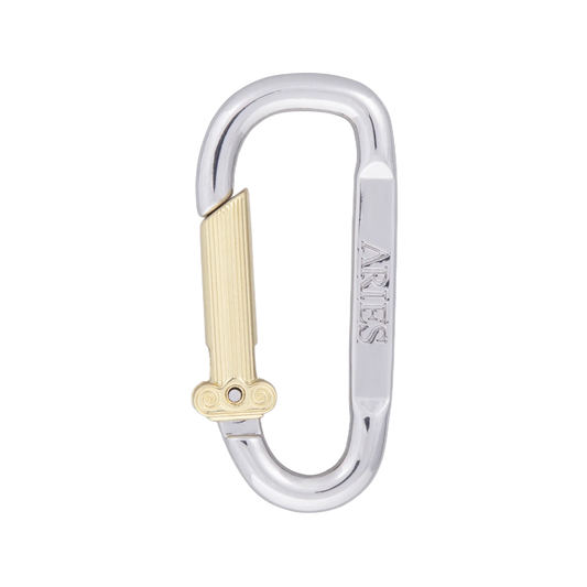 Aries Mini Carabiner Chain Bracelet Silver AR9026403