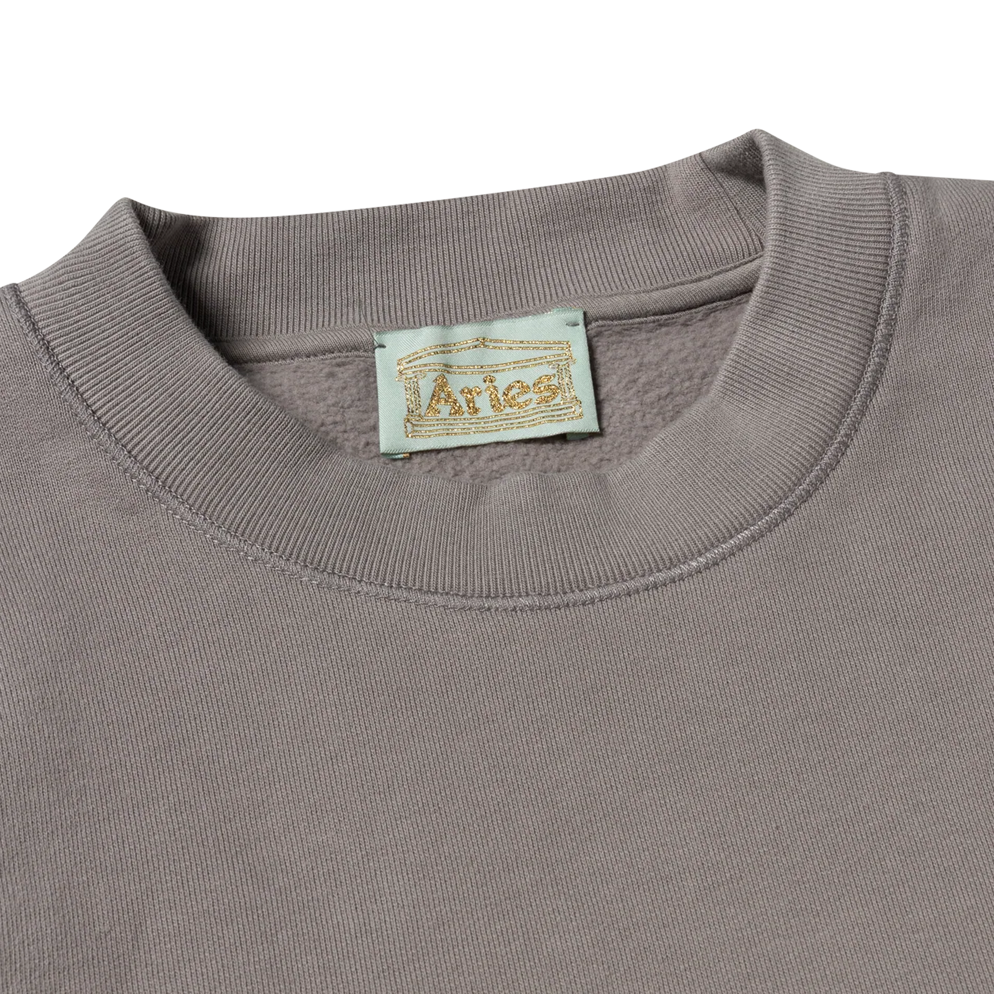 Aries Mini Temple Sweatshirt Grey