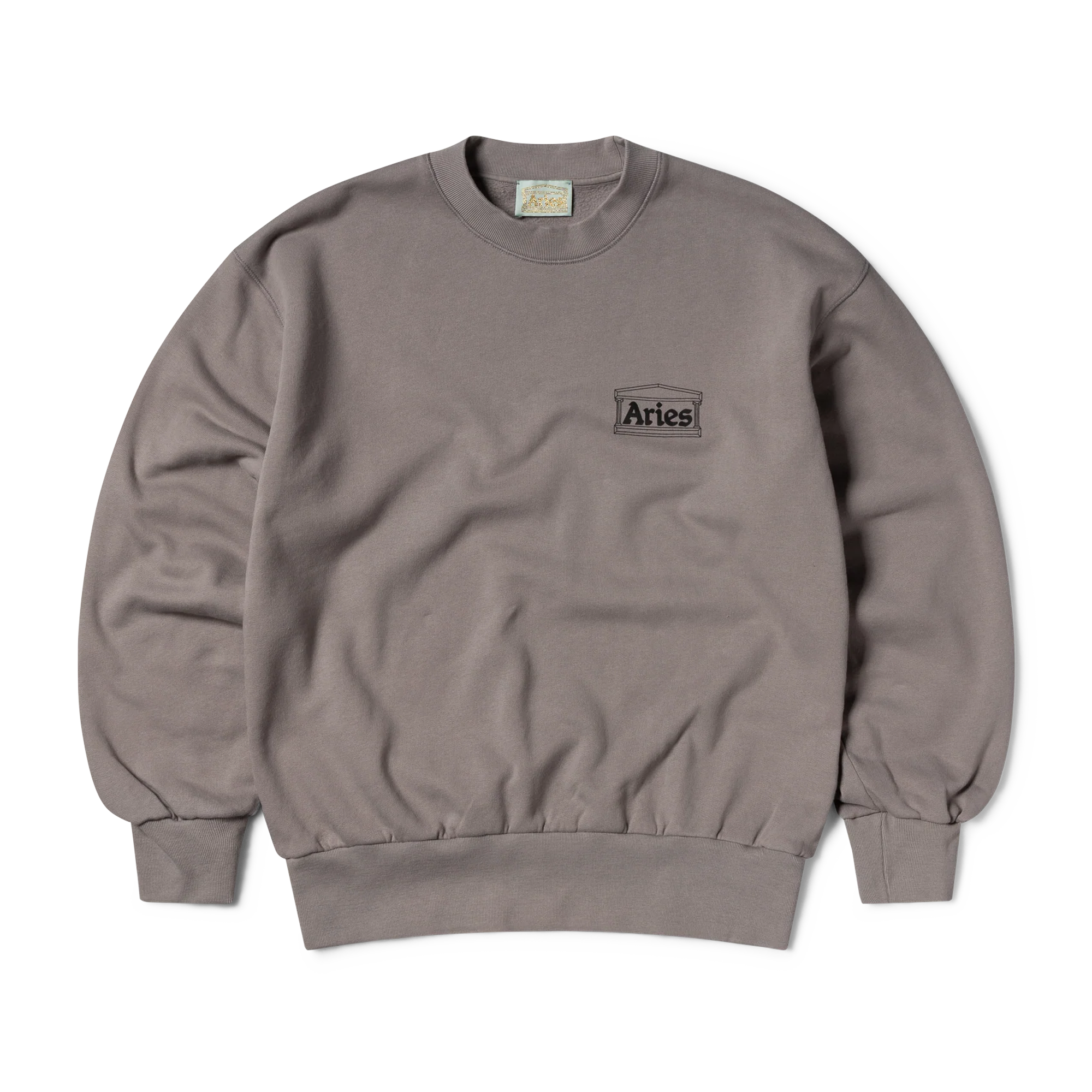 Aries Mini Temple Sweatshirt Grey