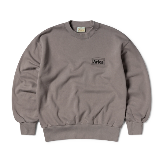 Aries Mini Temple Sweatshirt Grey
