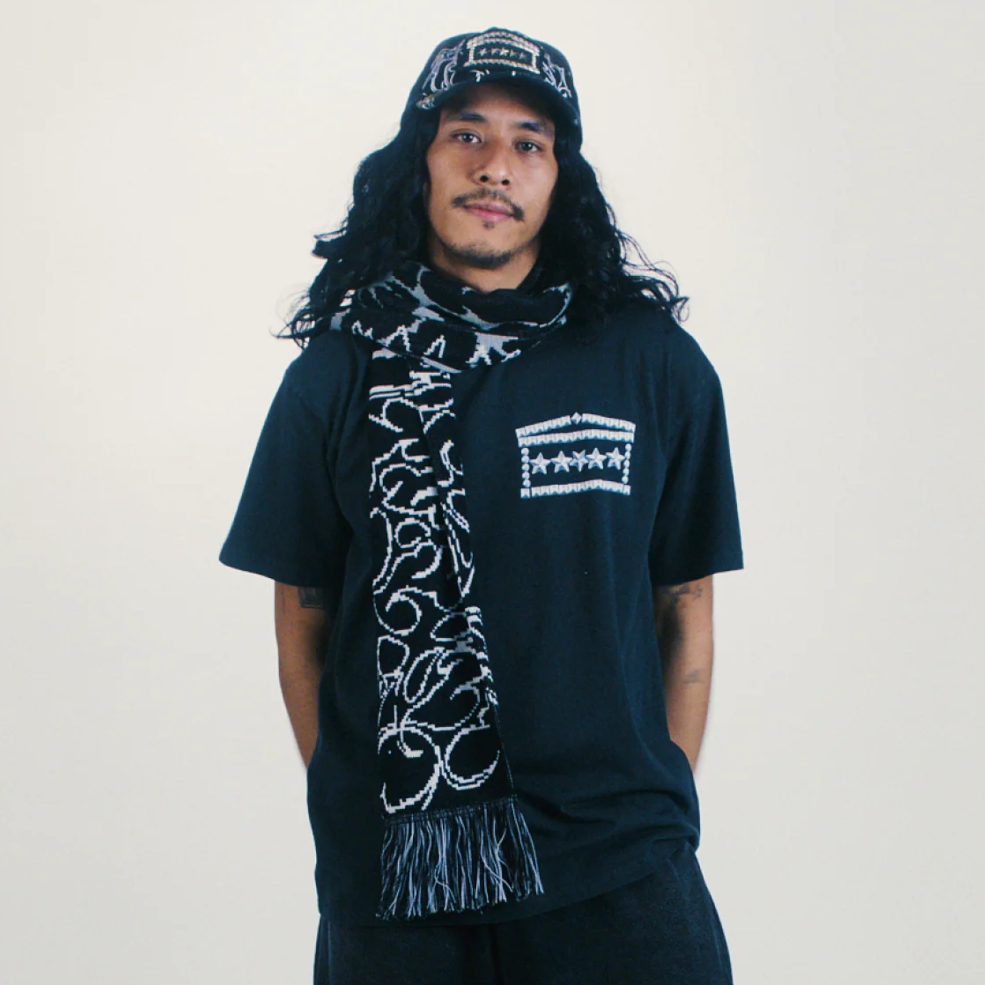 Aries Overlord Scarf Black