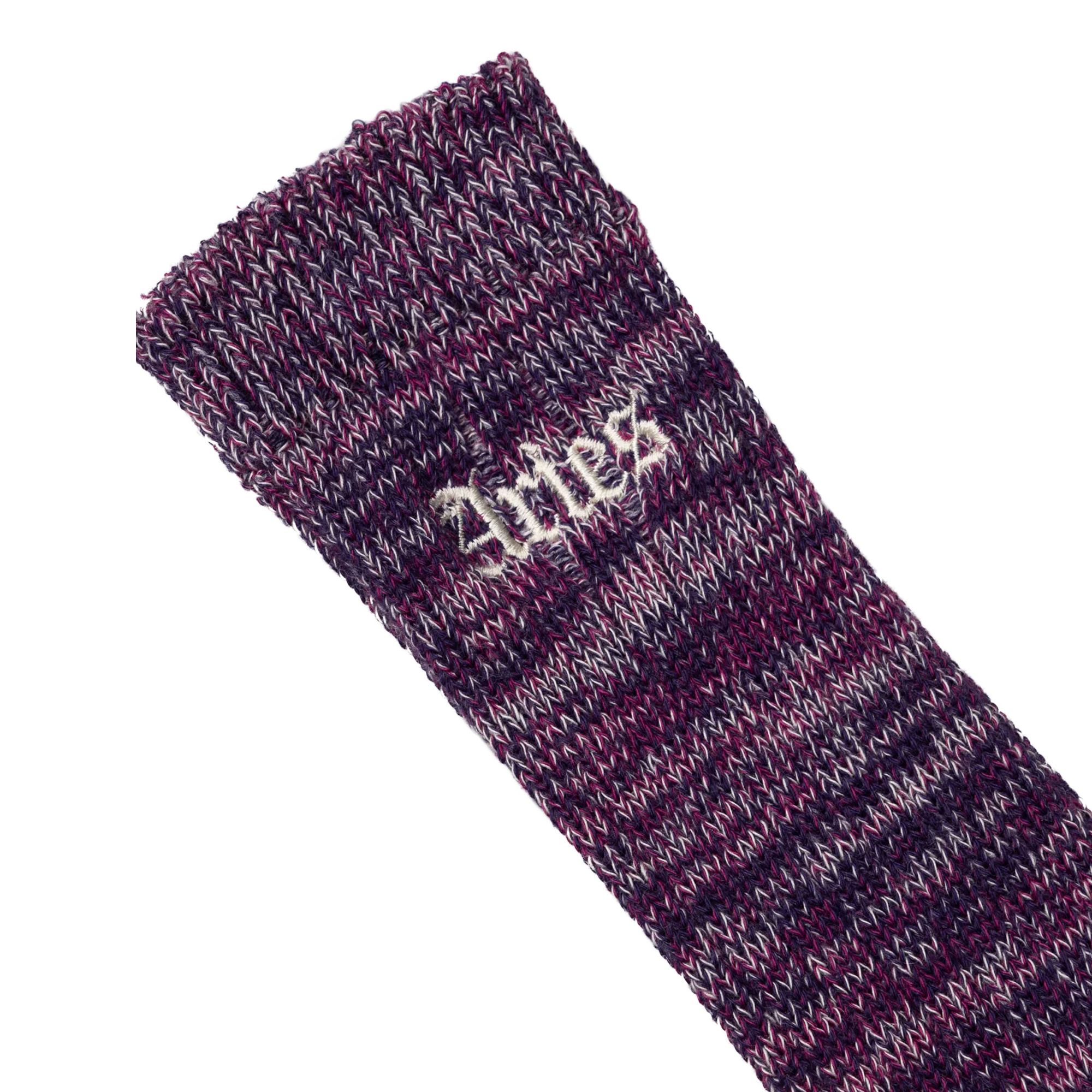 Aries Premium Gothic Rib Sock Purple