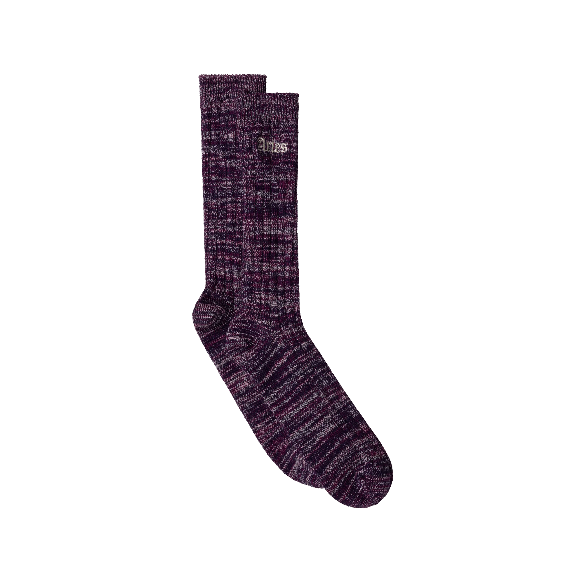 Aries Premium Gothic Rib Sock Purple