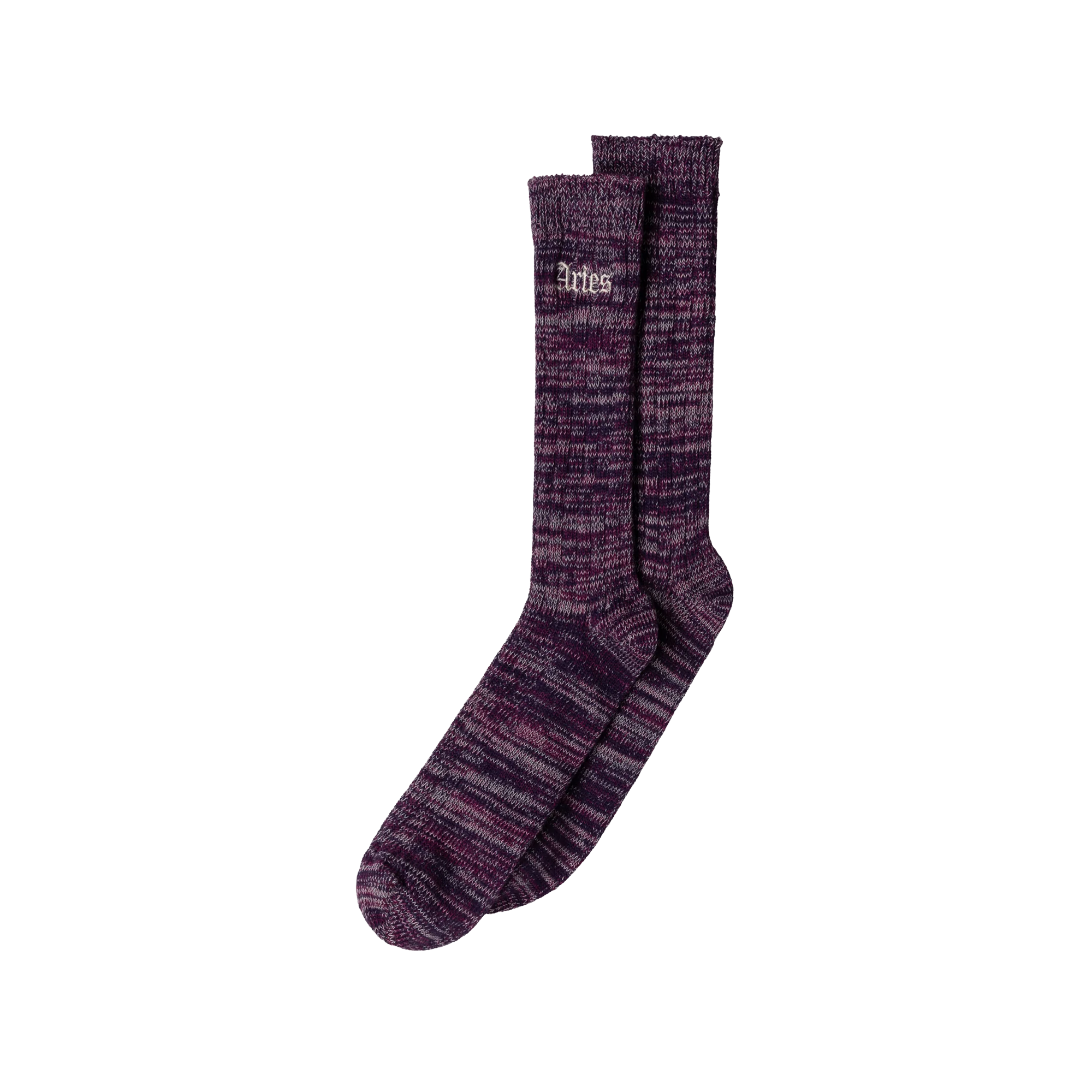 Aries Premium Gothic Rib Sock Purple