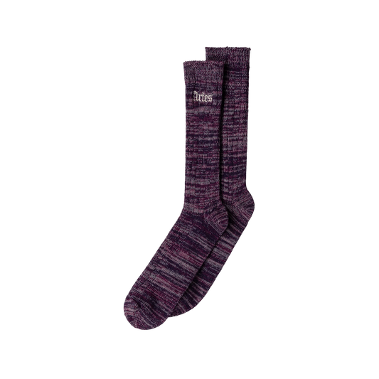 Aries Premium Gothic Rib Sock Purple