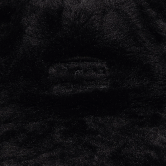 Aries Temple Fluffy Ear Cap Black