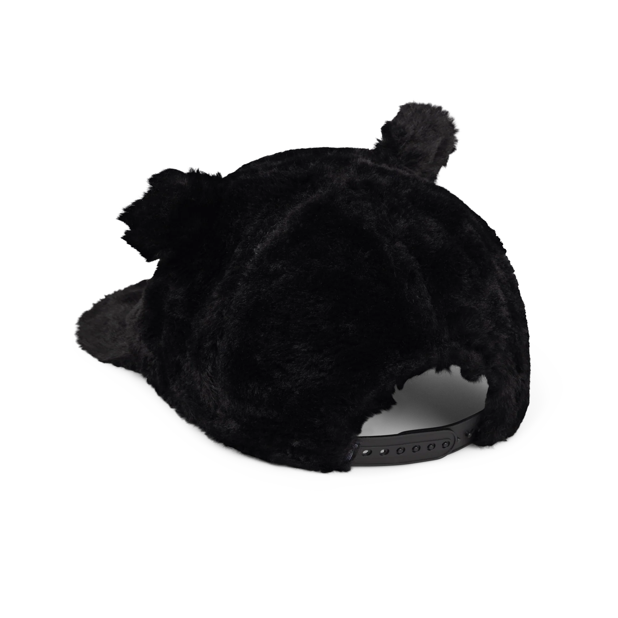 Aries Temple Fluffy Ear Cap Black