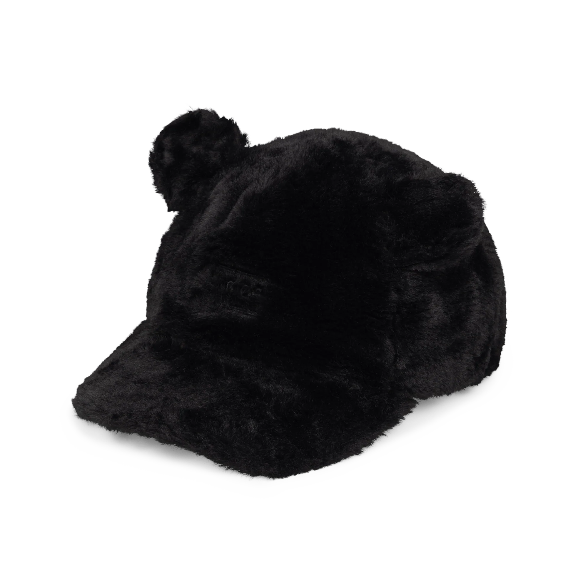Aries Temple Fluffy Ear Cap Black