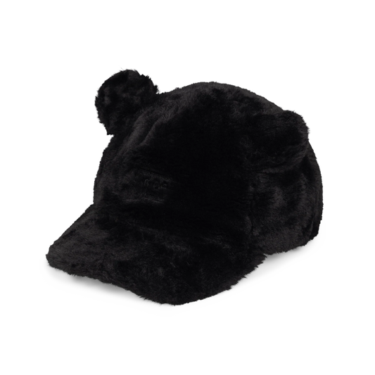 Aries Temple Fluffy Ear Cap Black