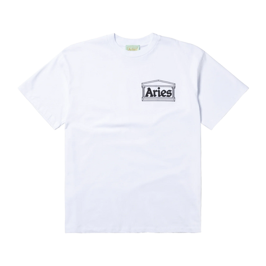 Aries Temple Short Sleeve T-Shirt White