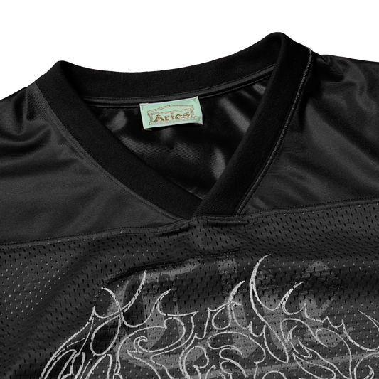 Aries The Rat Project Airtex Long Sleeve T-Shirt Black