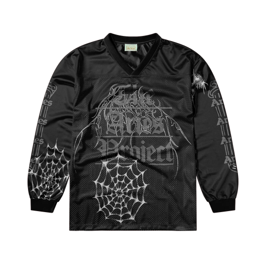 Aries The Rat Project Airtex Long Sleeve T-Shirt Black